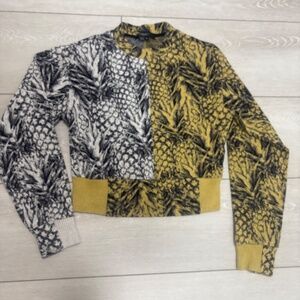 Twenty Montreal Womens Pineapple Hyper Reality Knit Sweater
